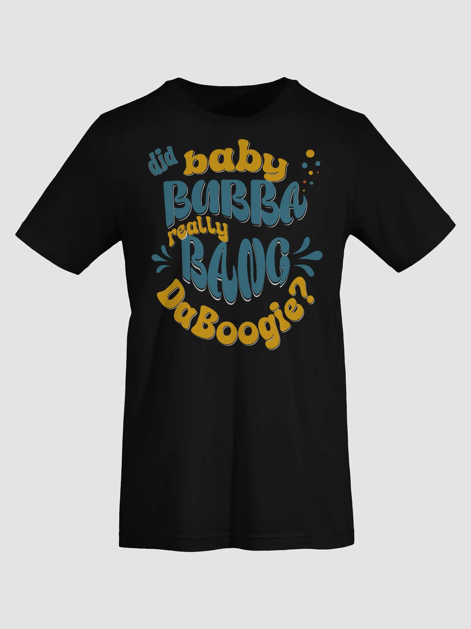 Did Baby Bubba Bang DaBoogie tee (black/navy) product image (3)