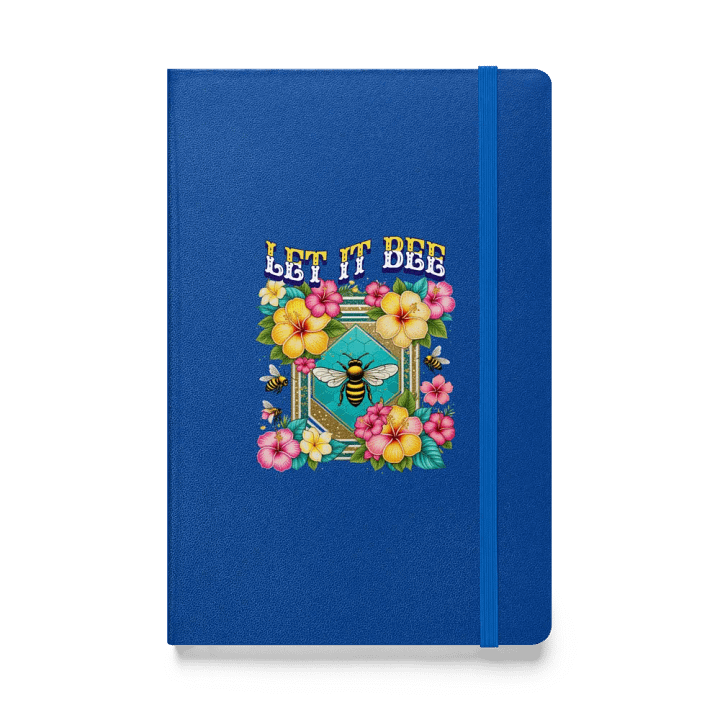 Let It Be Flower Floral Buzz Hardcover Notebook product image (1)