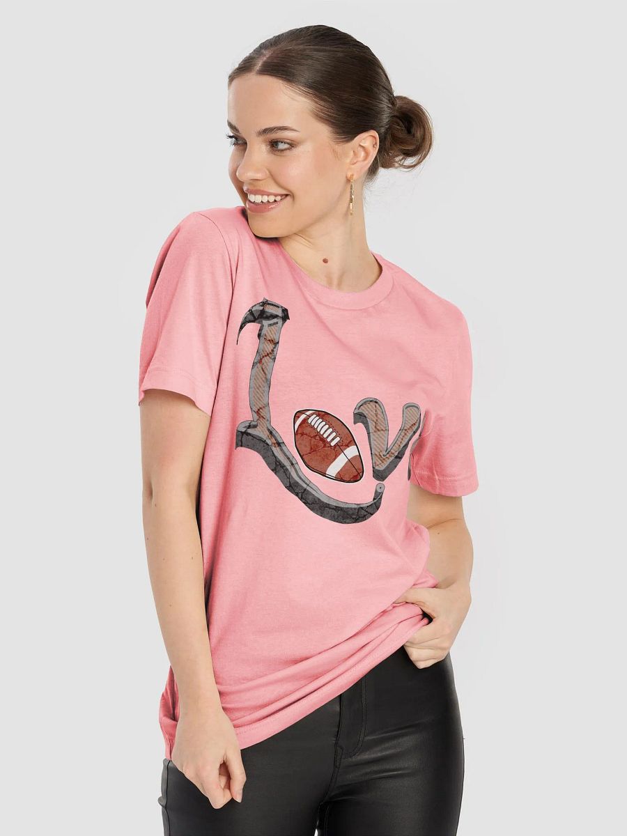 Love Football Textured T-Shirt product image (4)