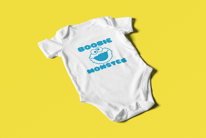 Boobie Monster - Baby Bodysuit Onesies for Boys and Girls product image (2)
