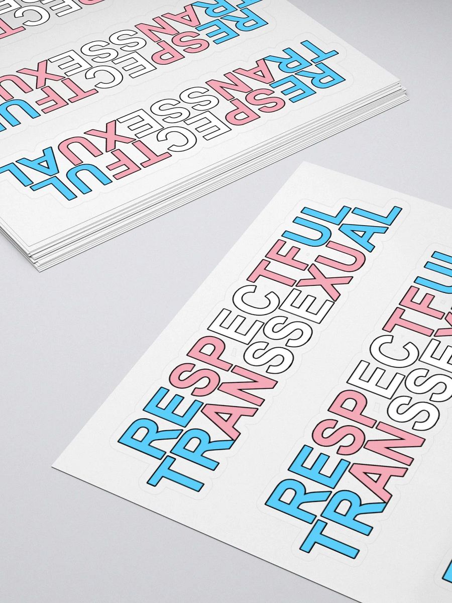 Respectful Transsexual Stickers product image (12)
