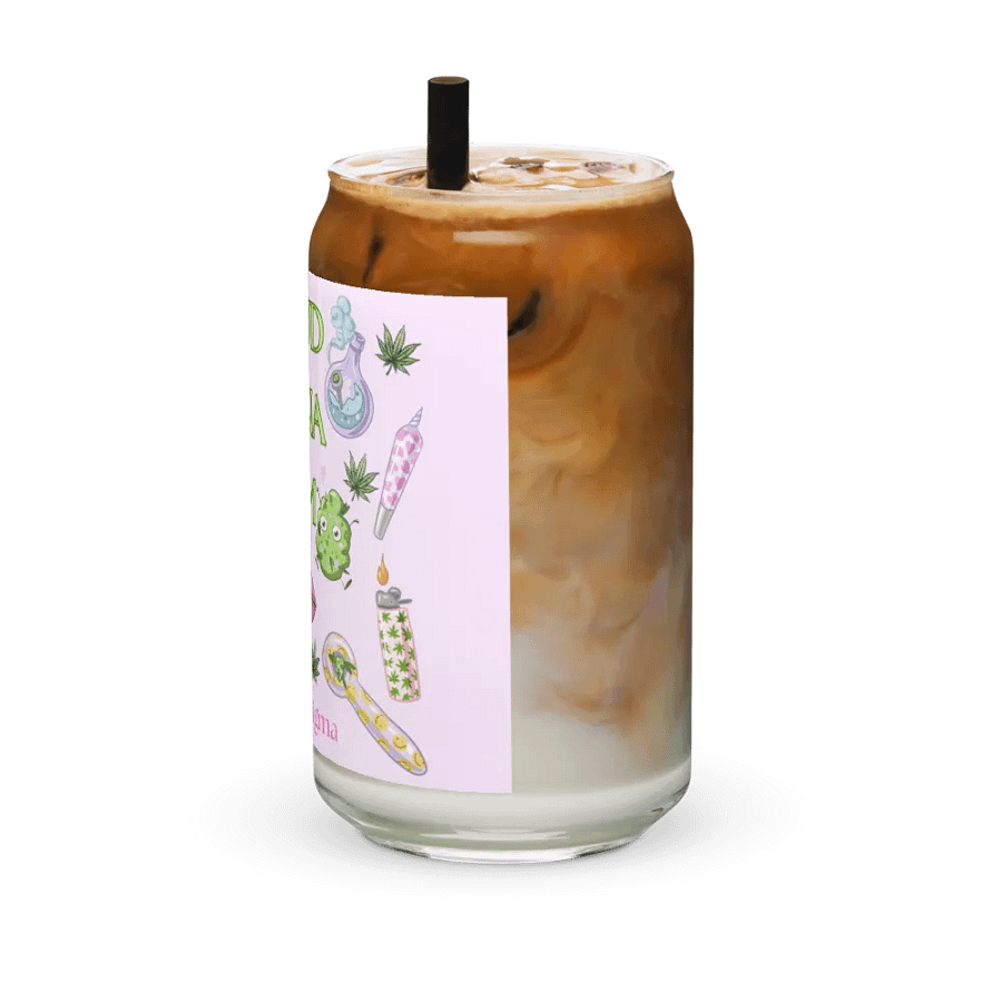 Proud Canna Mom Can-Shaped Glass product image (42)
