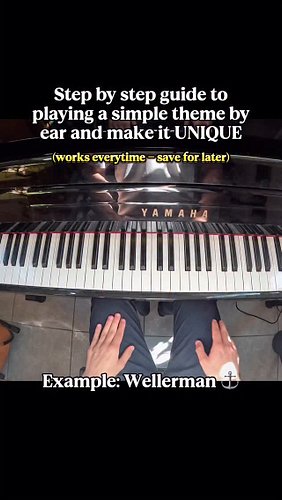 Intuitive playing is awesome (link in bio) 😎🎹 #pianist #pianomusic #pianocover #wellerman #shanty #pianolessons #pianolesson ...
