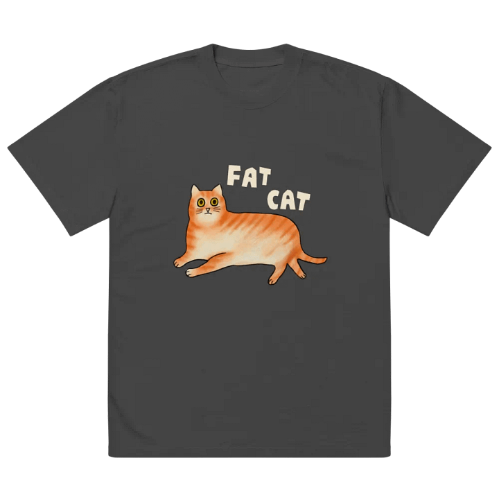 Fat Cat - Oversized Faded T-Shirt product image (2)