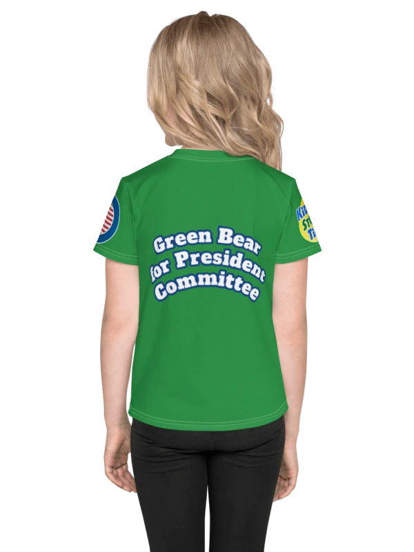 Green Bear Presidential Kid Tee product image (2)