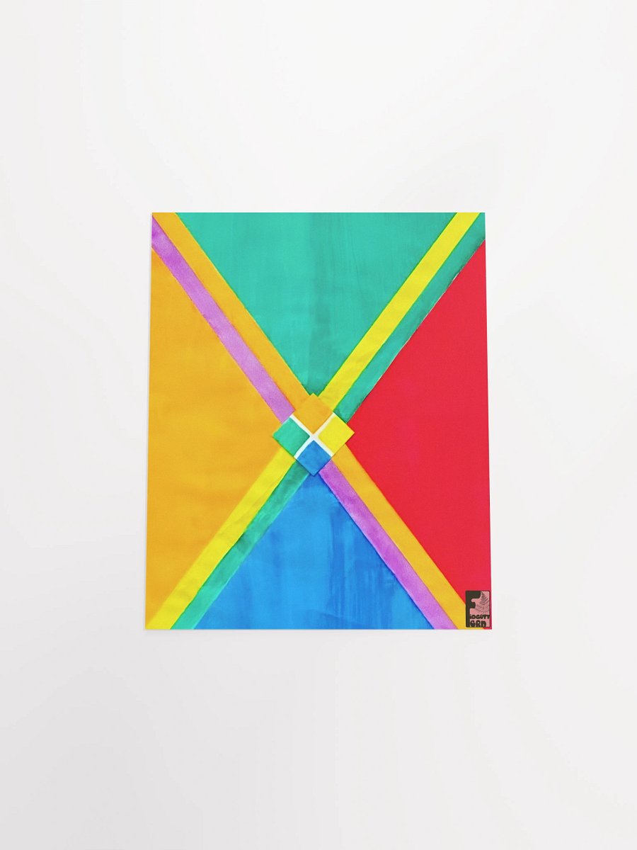 "Color Theory Study in Gauche 2020" Poster Print product image (4)