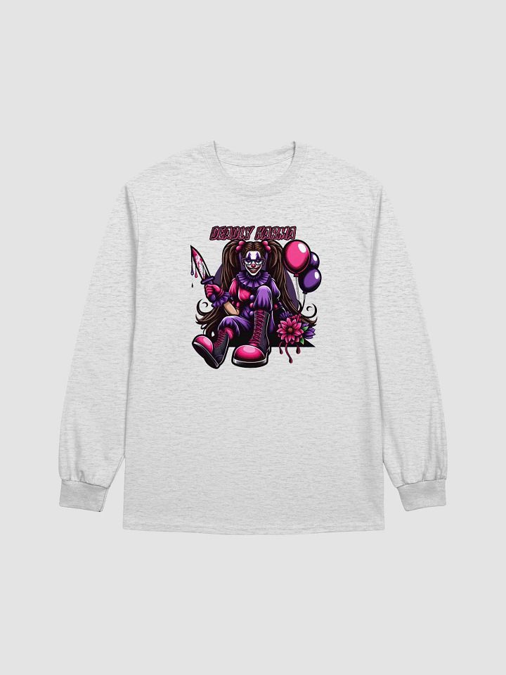 Sinister Clown Menace Long Sleeve Tee product image (6)