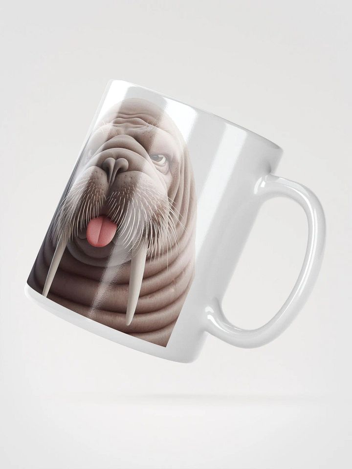 Funny Rude Walrus #Humorous Mug - White product image (2)