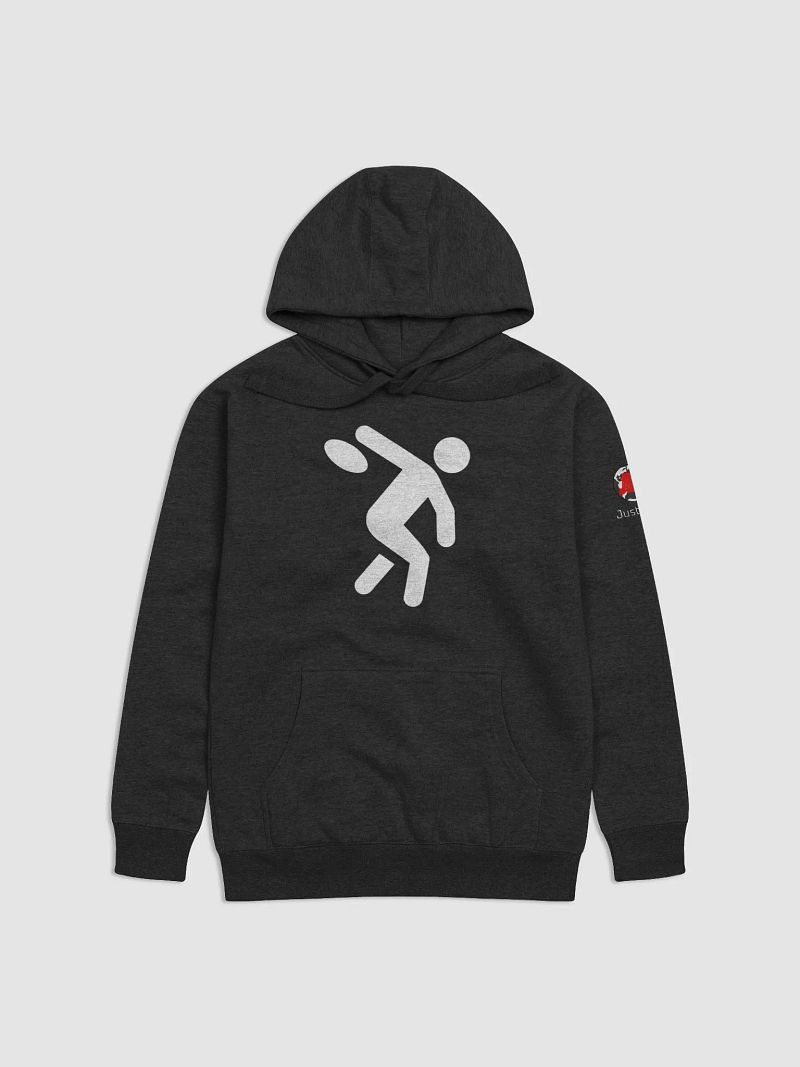 JustDisc - Cotton Heritage Unisex Premium Hoodie (White Logo)