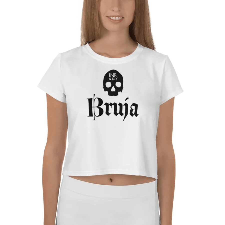 Ink & Key Skull Bruja Crop Tee product image (1)