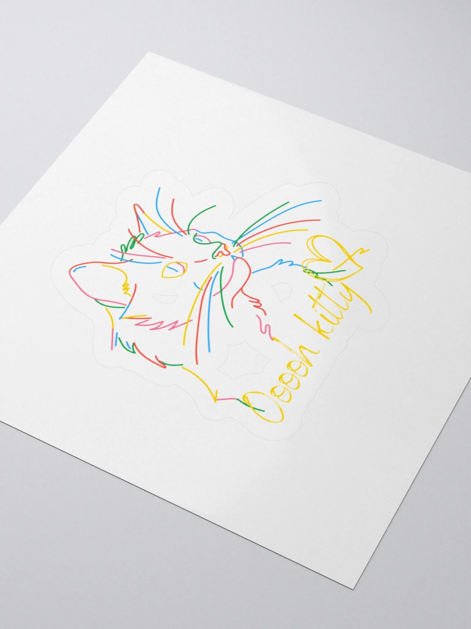 Ooooh Kitty Sticker product image (3)