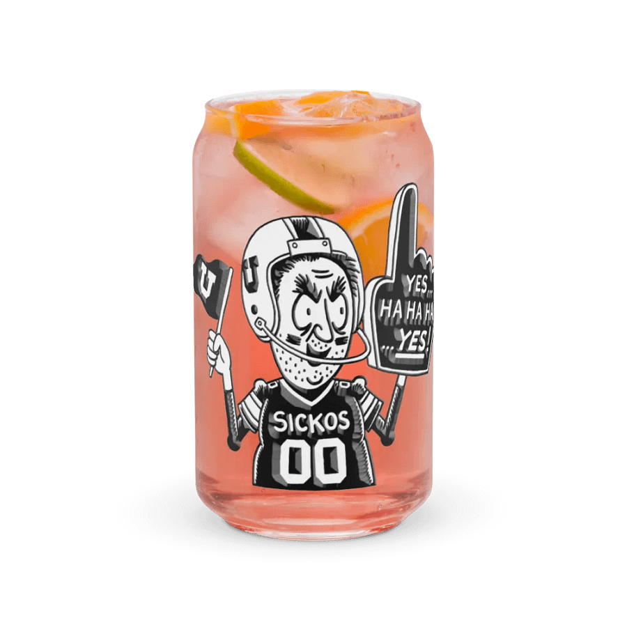 Sickos #1 Fan Beveled 16oz Glass product image (37)