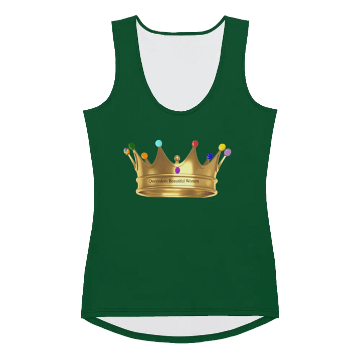 Queendom Beautiful Women Crown Tank Top/Green( TM) product image (2)