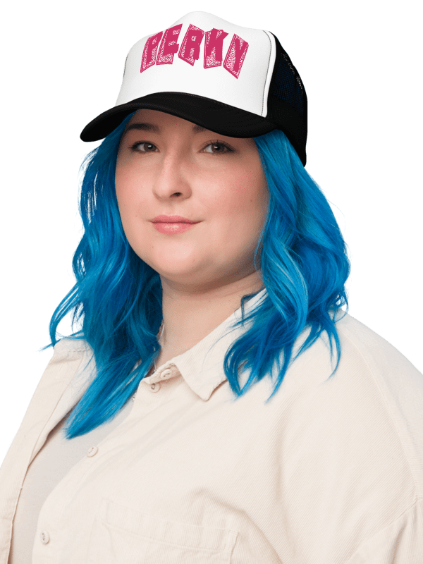 PERKY Bold Red | Trucker Hat product image (16)