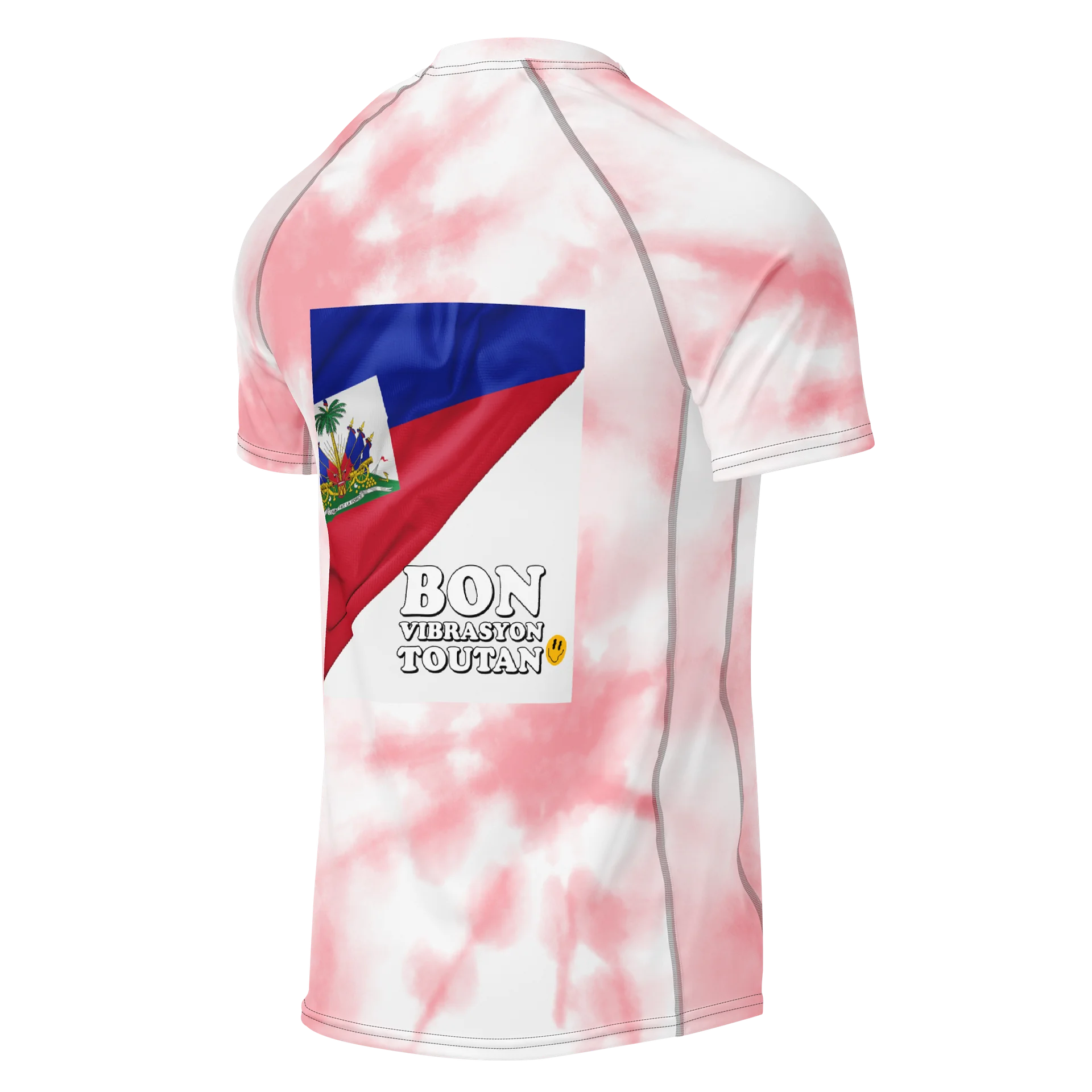 Edikasyon se Richès Men’s Recycled Rash Guard – Protect Your Skin. Represent Your Roots. product image (2)