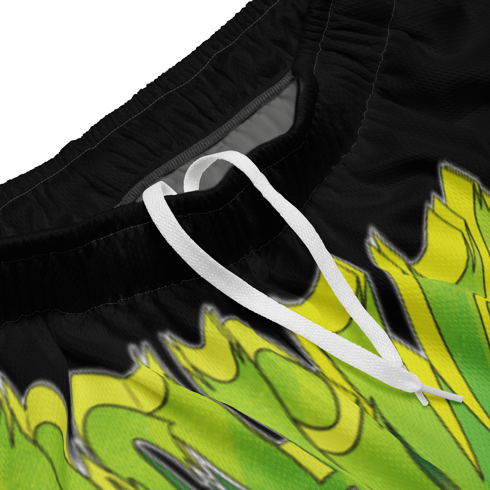 KONNICHIWA - Black Mesh Shorts (with pockets) product image (2)