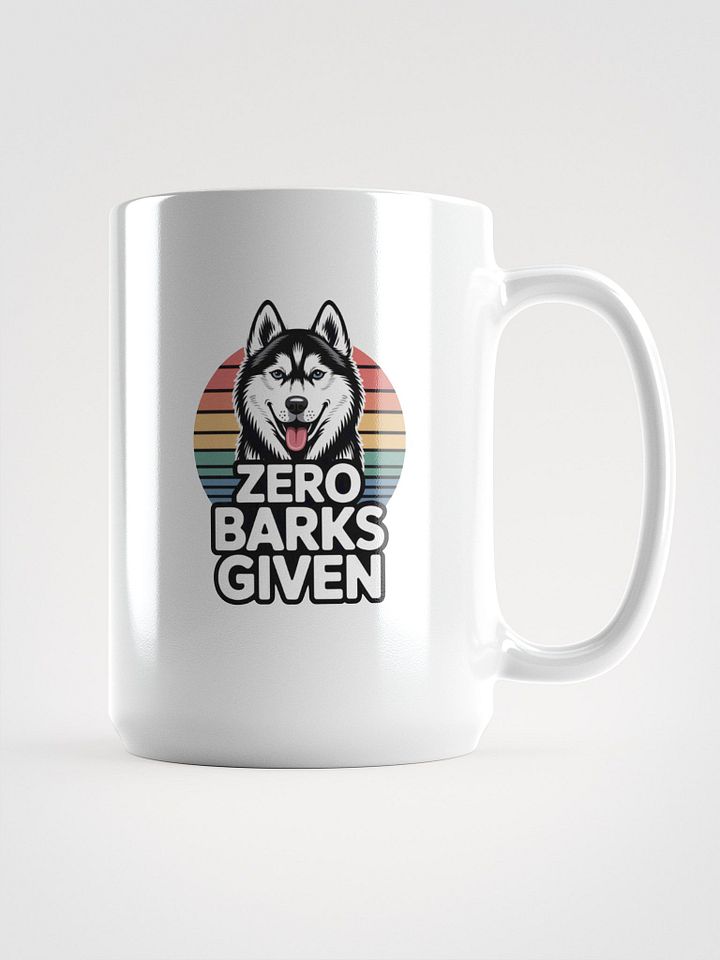 Zero Barks Given - Husky Dog Mug product image (1)