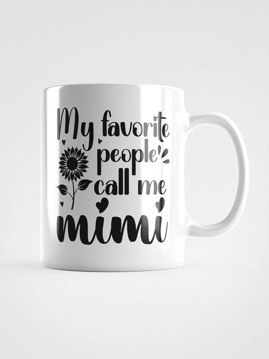 My Favorite People Call Me Cool MIMI Grandma White Ceramic Mug product image (1)