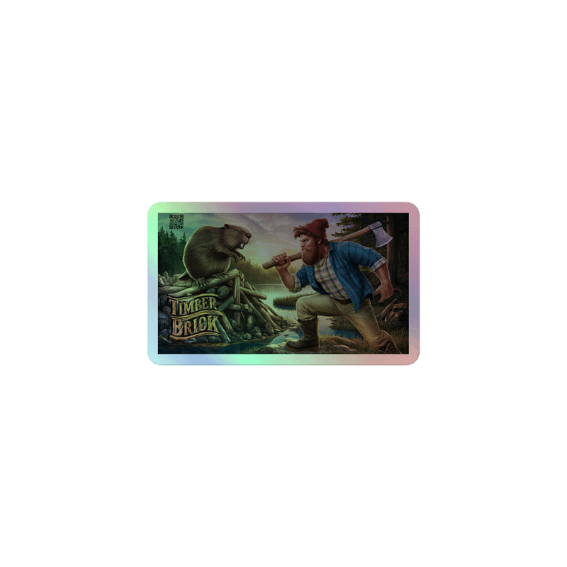 Timber and Pierre Sticker