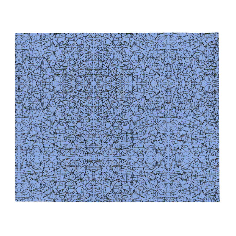 No Rockin' Angel Throw (Blue) product image (17)