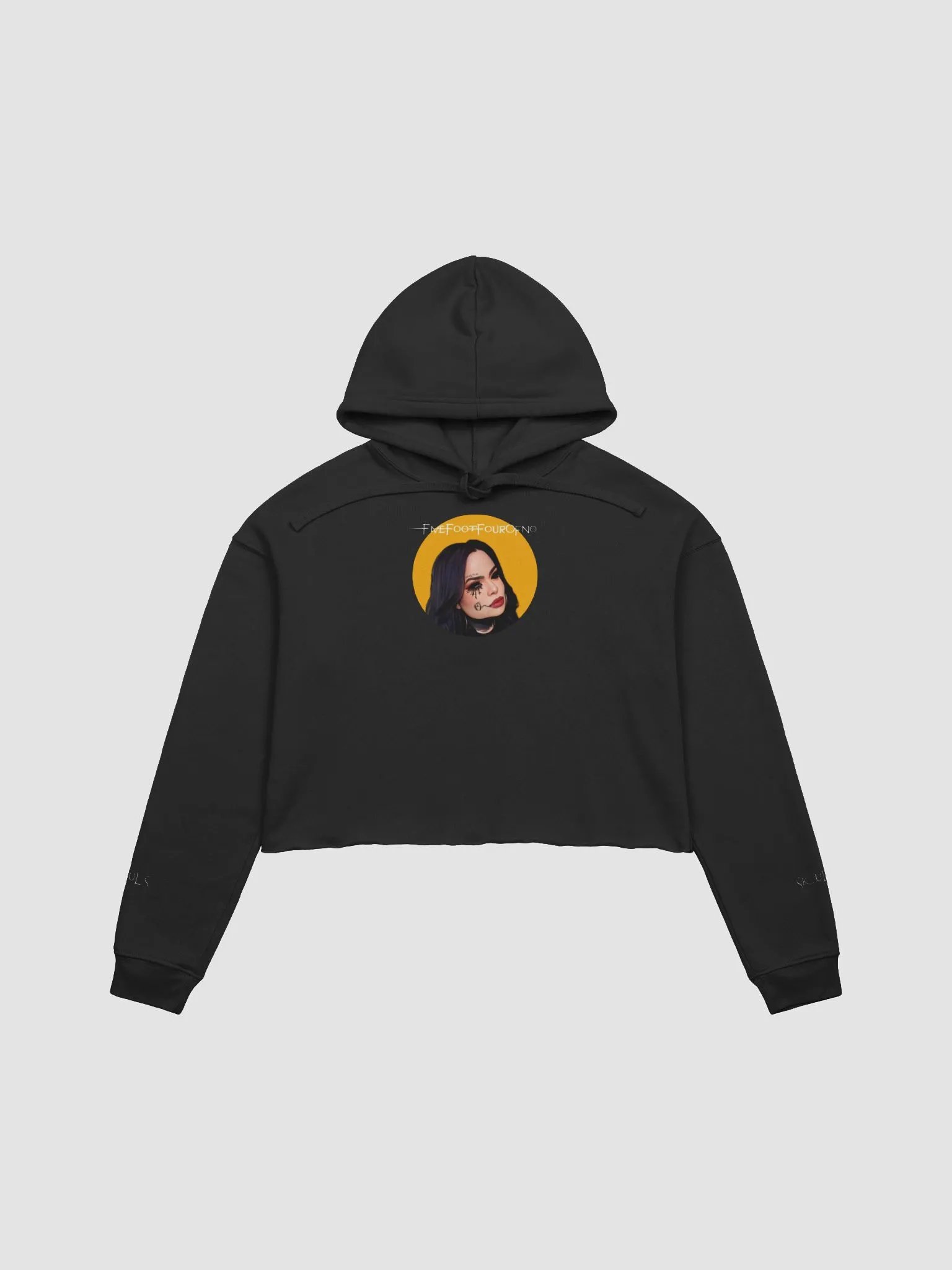 Cropped Hoodie (Black) product image (1)