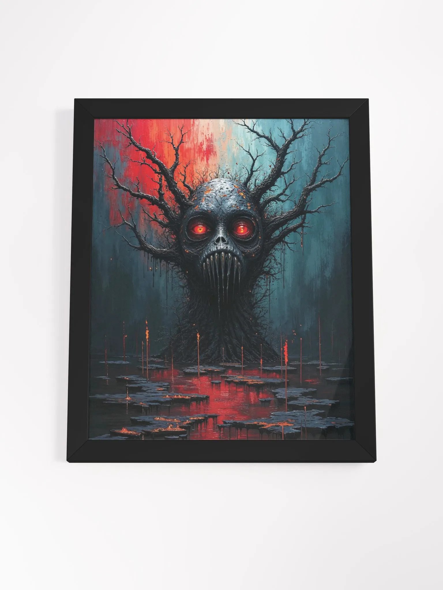 Skull Tree Framed Print product image (14)