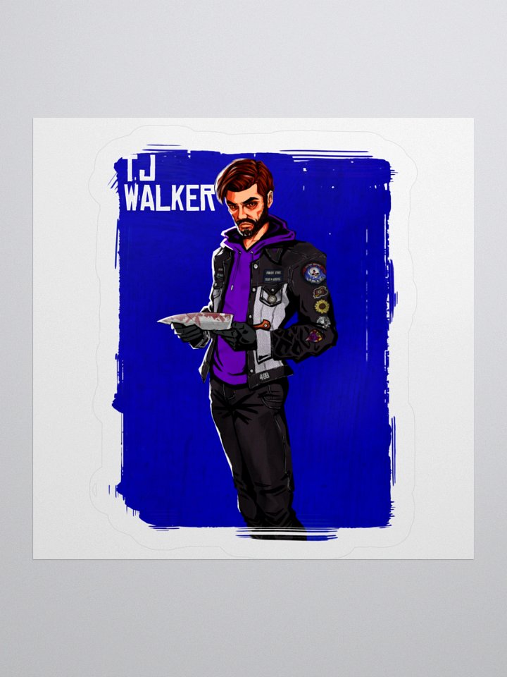 TJ Walker Portrait Sticker product image (2)