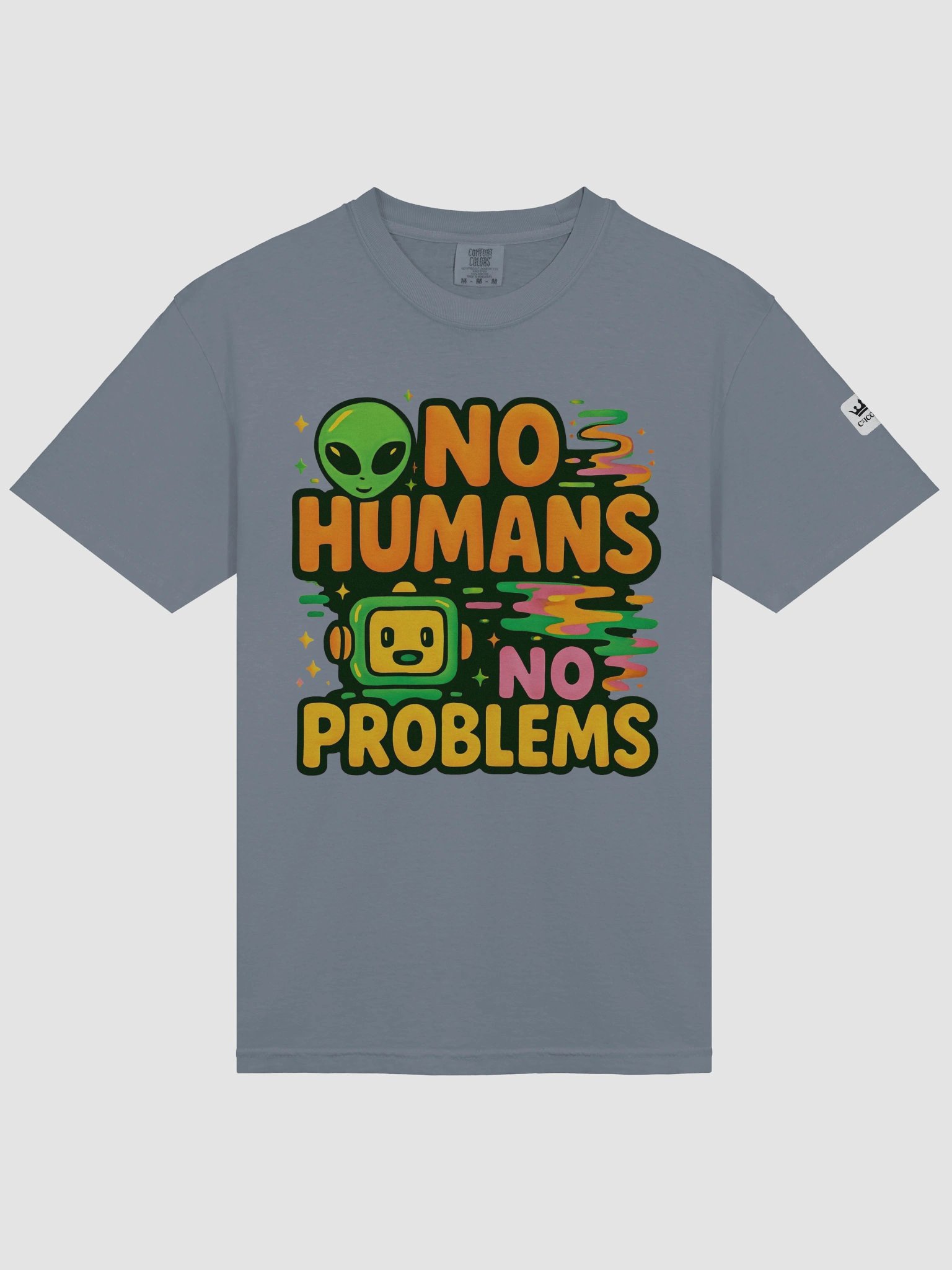 No Humans No Problems Graphic T-Shirt product image (3)