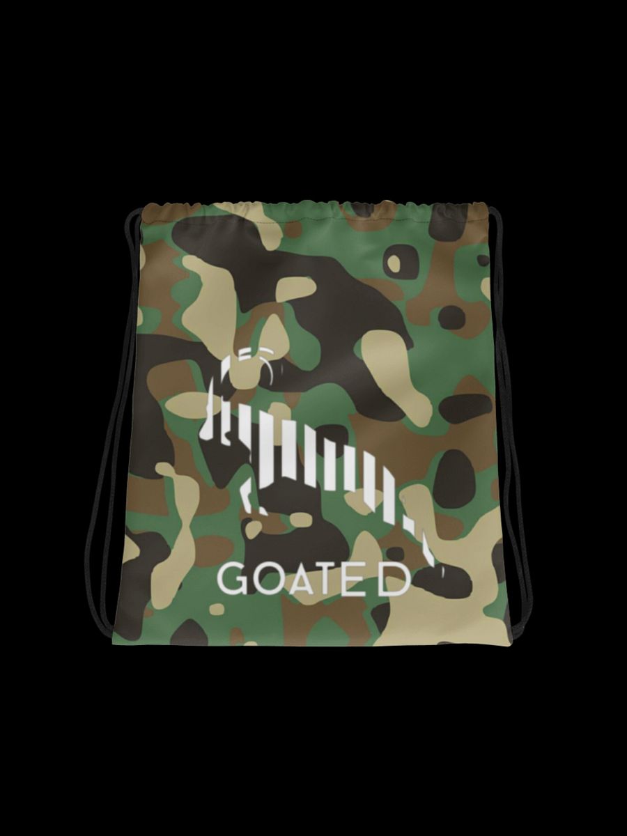 GOATED SPORTS® Camouflage Drawstring Bag product image (1)