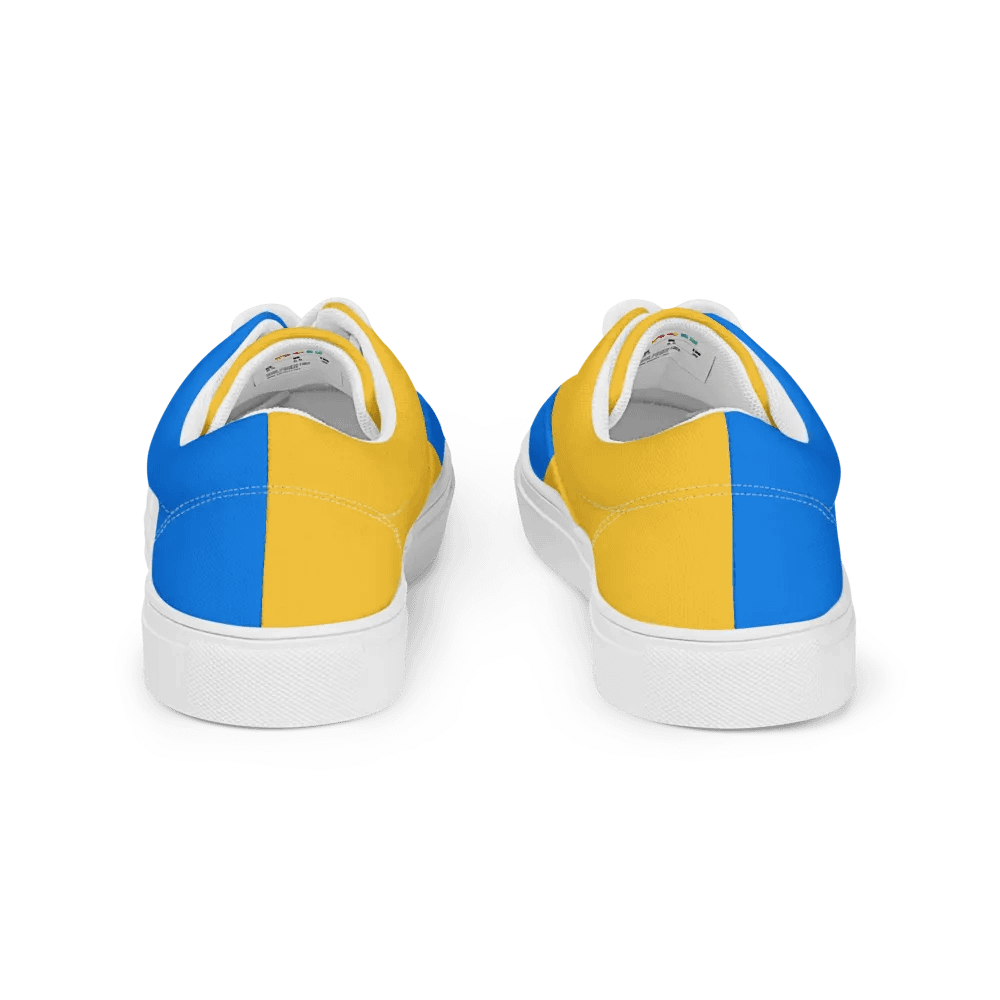Sunshine Yellow Canvas: Men's Lace-Up Shoes product image (4)