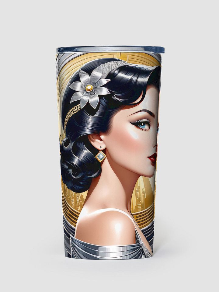 Art Deco Flapper Girl 20 oz Stainless Steel Tumbler - v4 product image (1)
