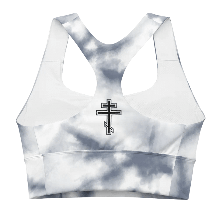 Night Sky burst Serenity Longline Sports Bra product image (2)
