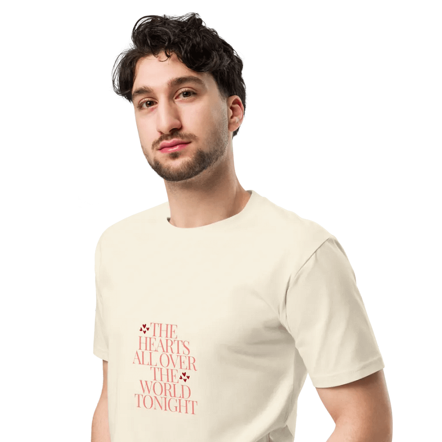 Hearts All Over the World Tonight T-Shirt product image (5)