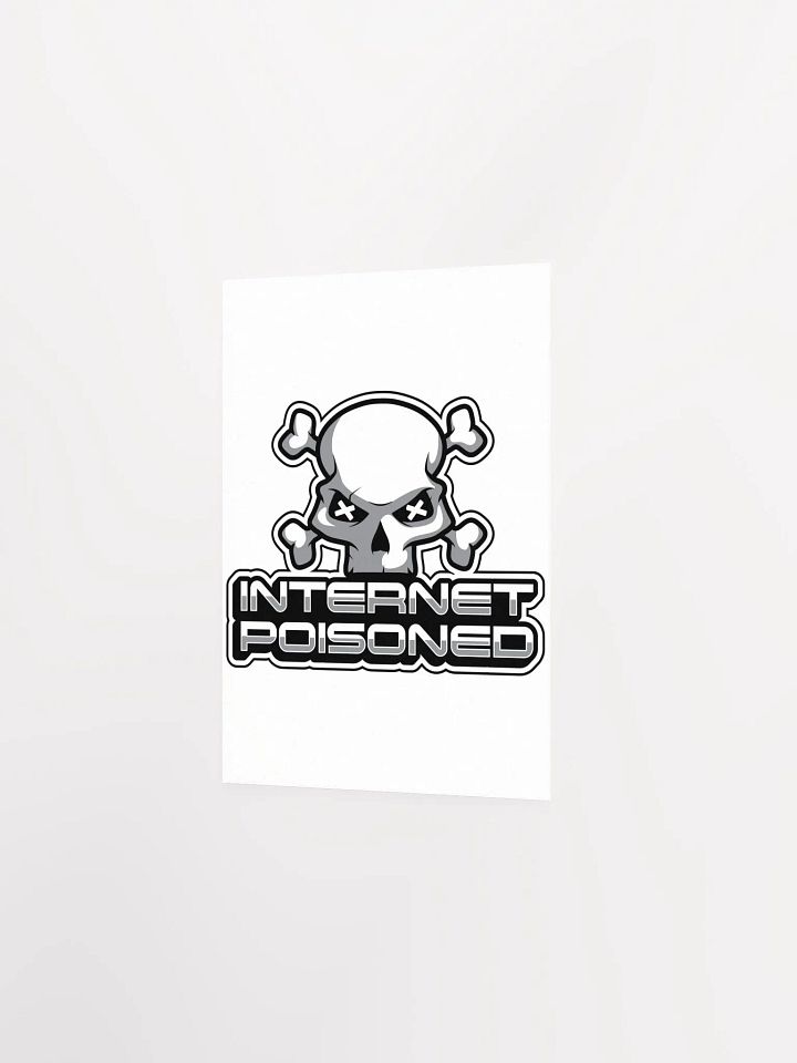 Internet Poisoned Y2K Poster – Funny Skull Meme Wall Art product image (2)