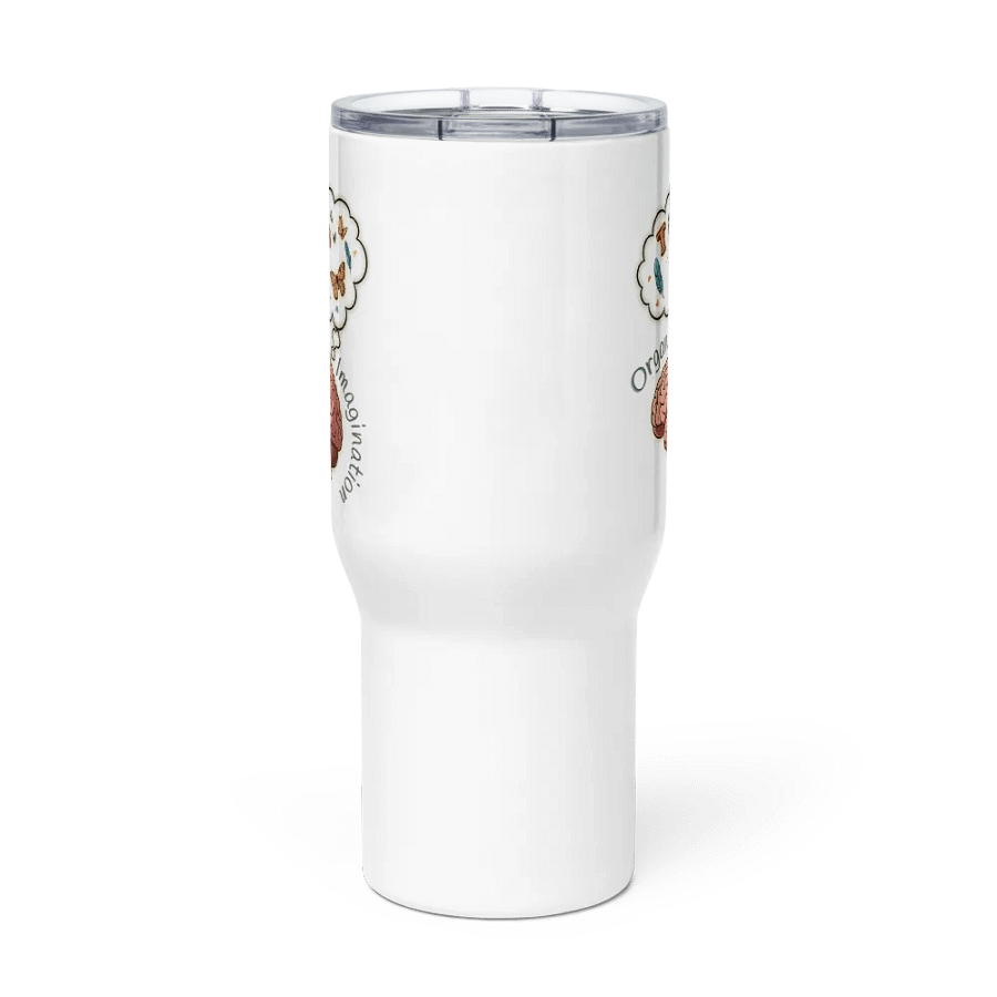 Organized Imagination Travel Mug with a Handle product image (3)