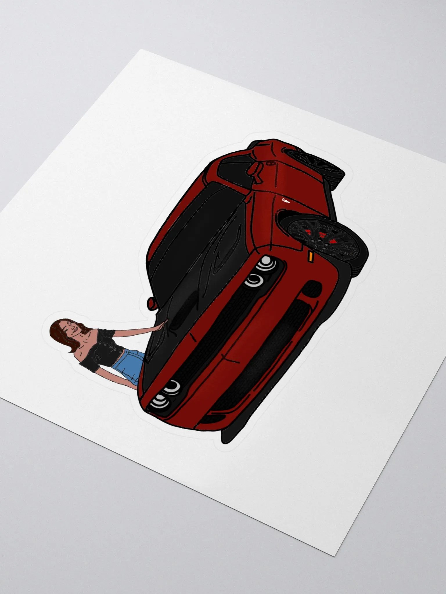 Ashley w/ Hellcat Sticker product image (3)