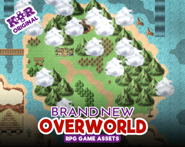 KR Brand New Overworld Tileset for RPGs product image (1)