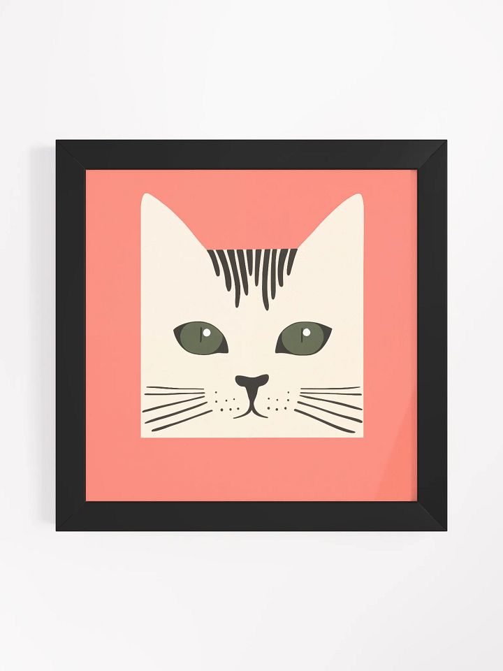 Whiskered Wonder Framed Poster product image (1)