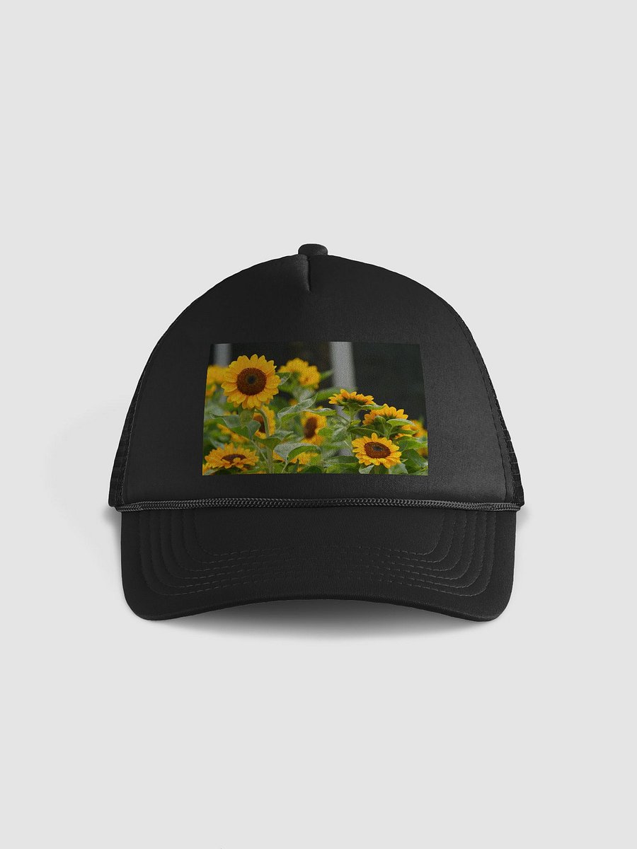 Sunflower Serenity Foam Trucker Hat product image (1)