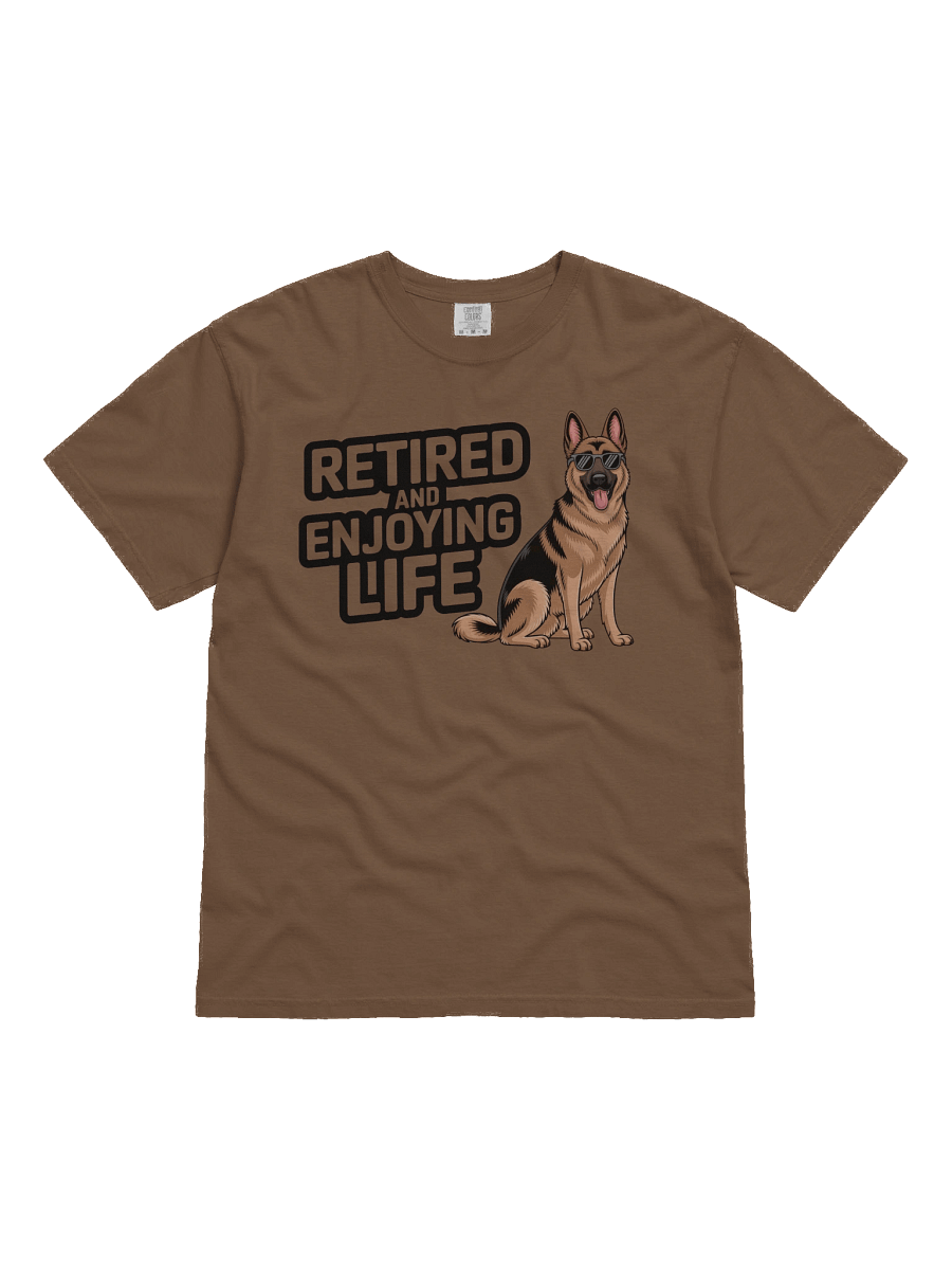 Retired German Shepperd Graphic Tee product image (4)