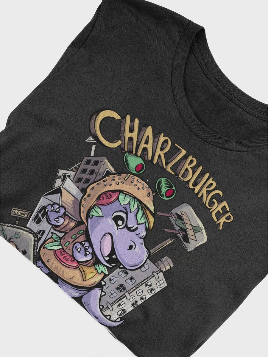 Dinosaur Hamburger Rampage T-Shirt - Whimsical Costume Tee product image (19)