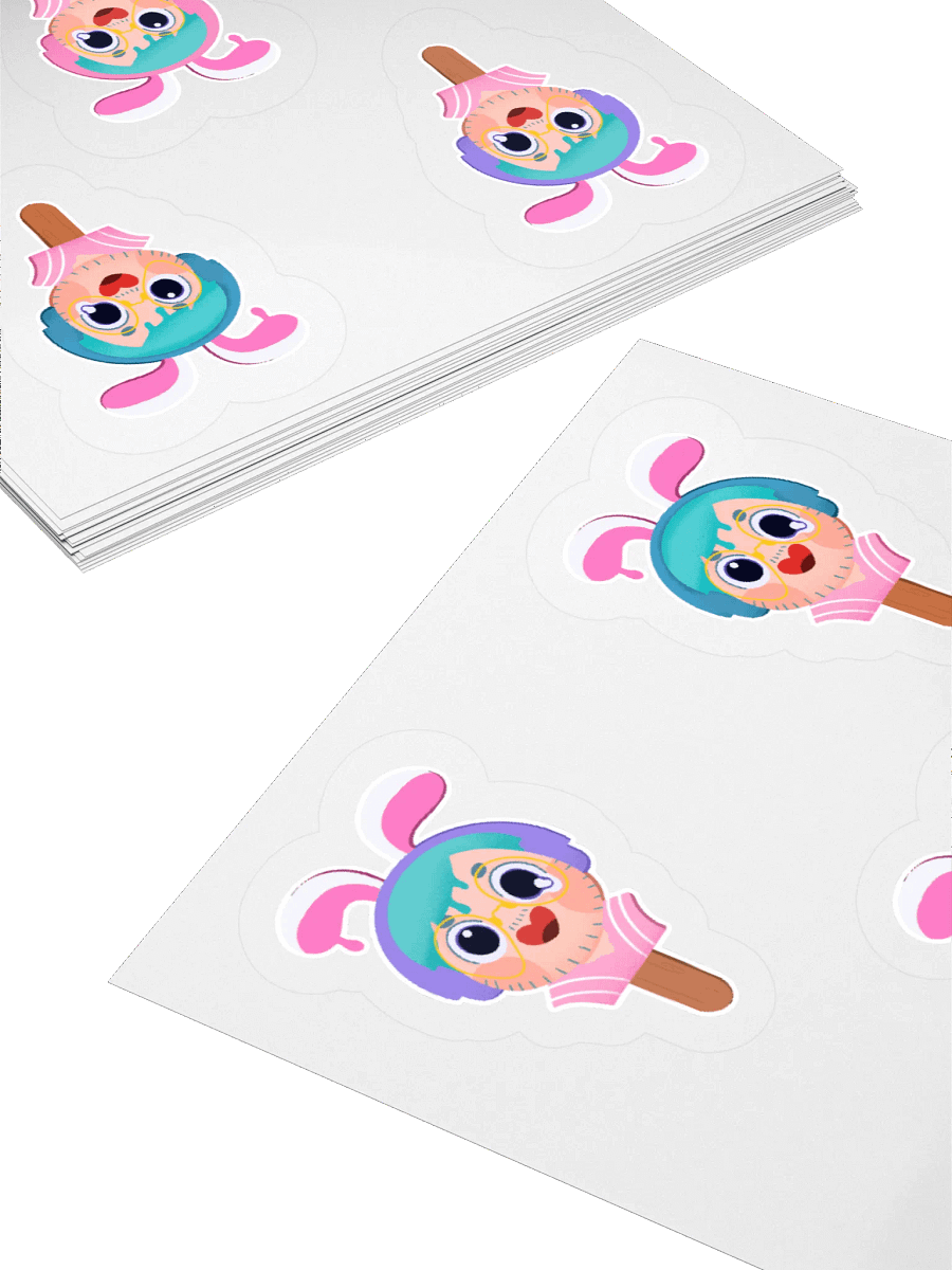 Melty Popsicle Moo Stickers product image (10)
