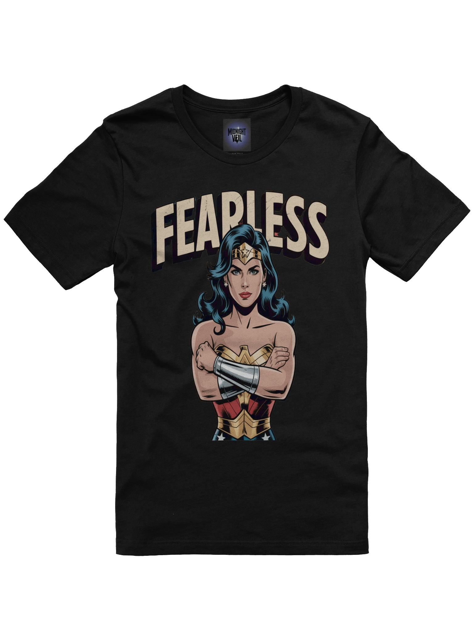 Wonder Woman Fearless Stance Supersoft T-Shirt product image (3)