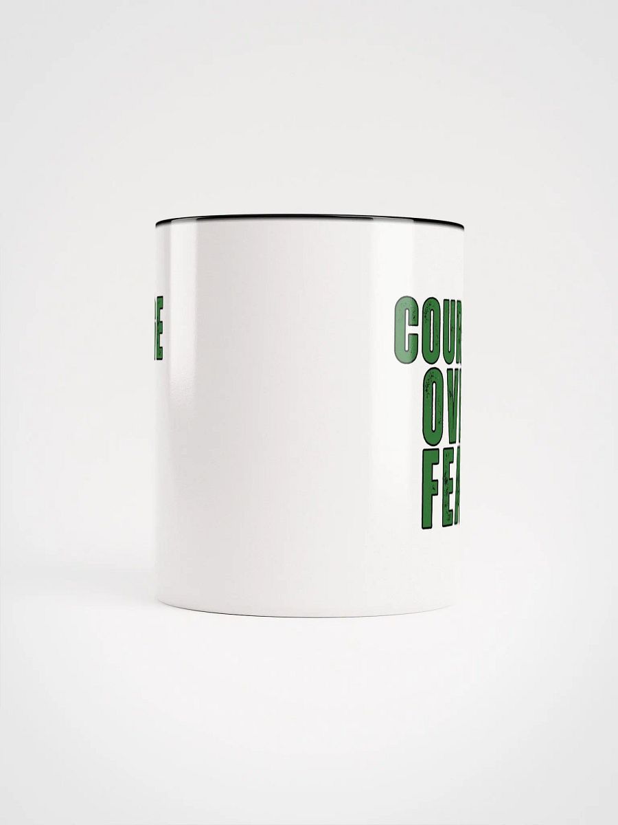 Courage Over Fear Distressed Ceramic Mug product image (5)