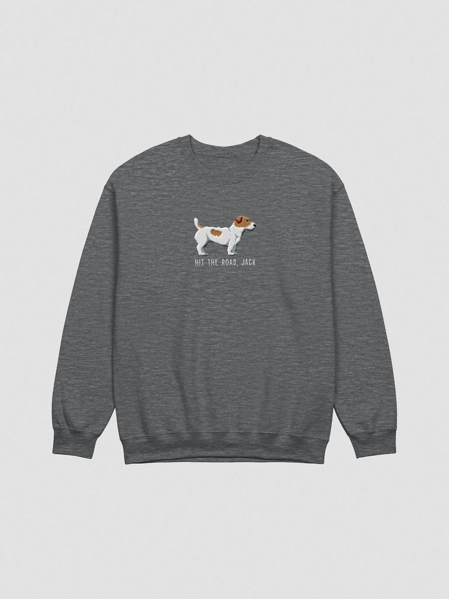 Hit the Road, Jack Sweatshirt (Embroidered) of a Jack Russell Terrier(Rough Coat) product image (4)