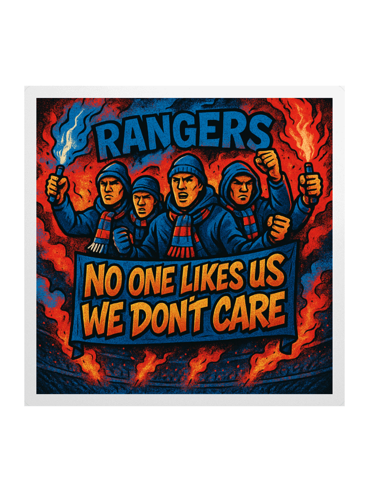 UBC "We Don't Care" Sticker product image (1)