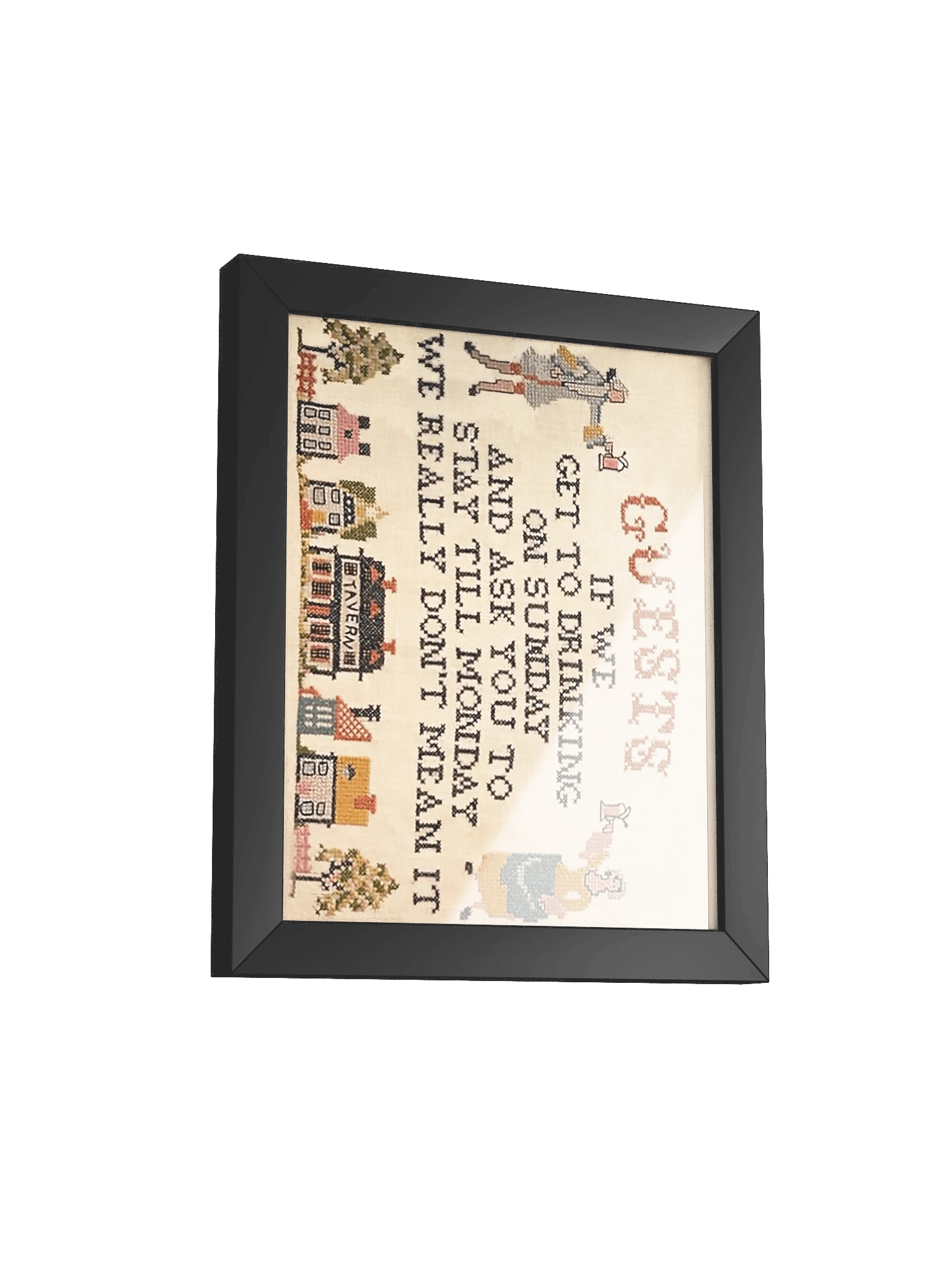 Whimsical Sunday Reminder Framed Poster product image (2)