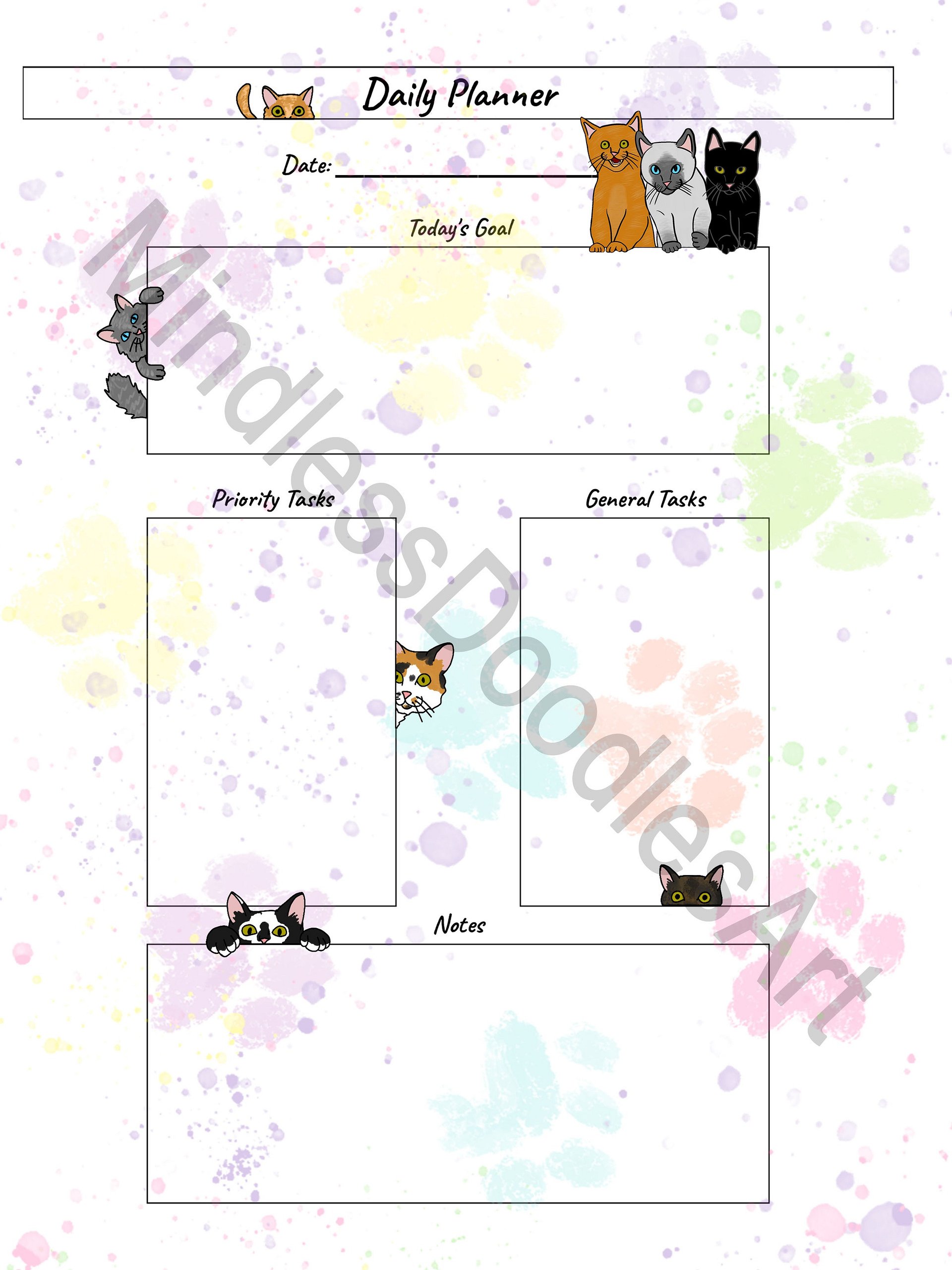 Cute Cats Planner Set product image (2)