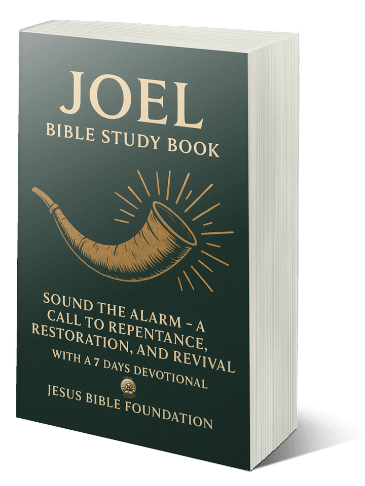 Joel Bible Study Book: Sound the Alarm – A Call to Repentance, Restoration, and Revival With a 7 days devotional product image (1)