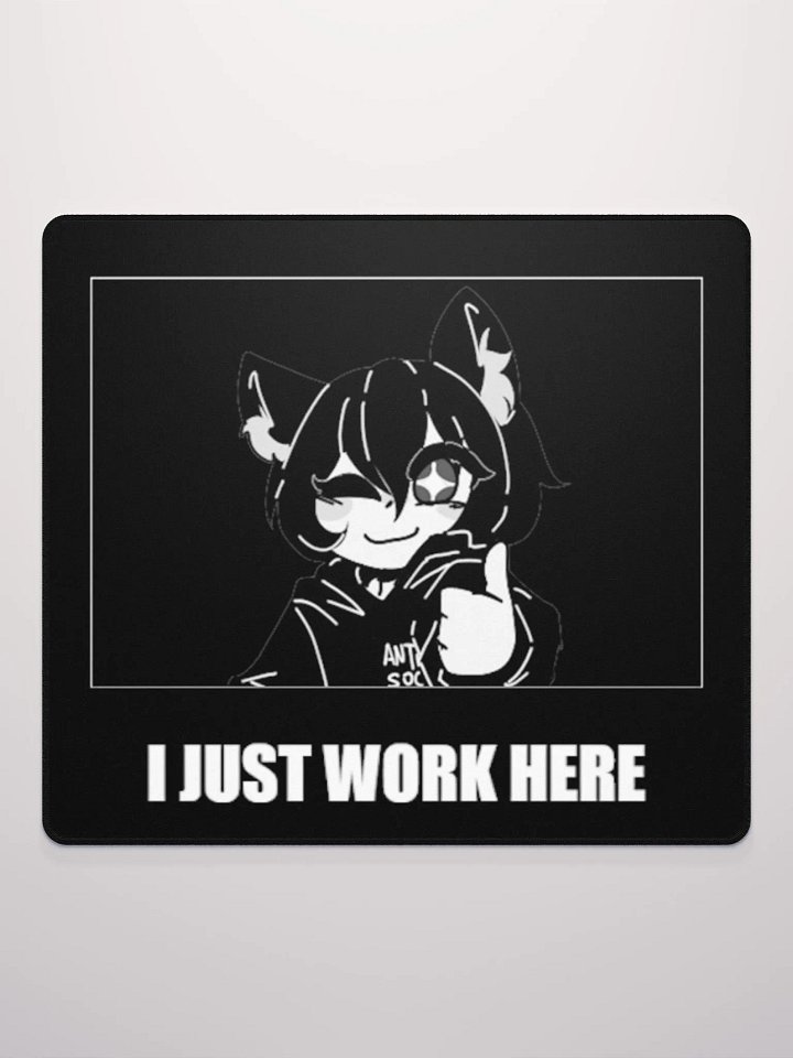 MØRI I JUST WORK HERE GAMING MOUSE PAD product image (2)